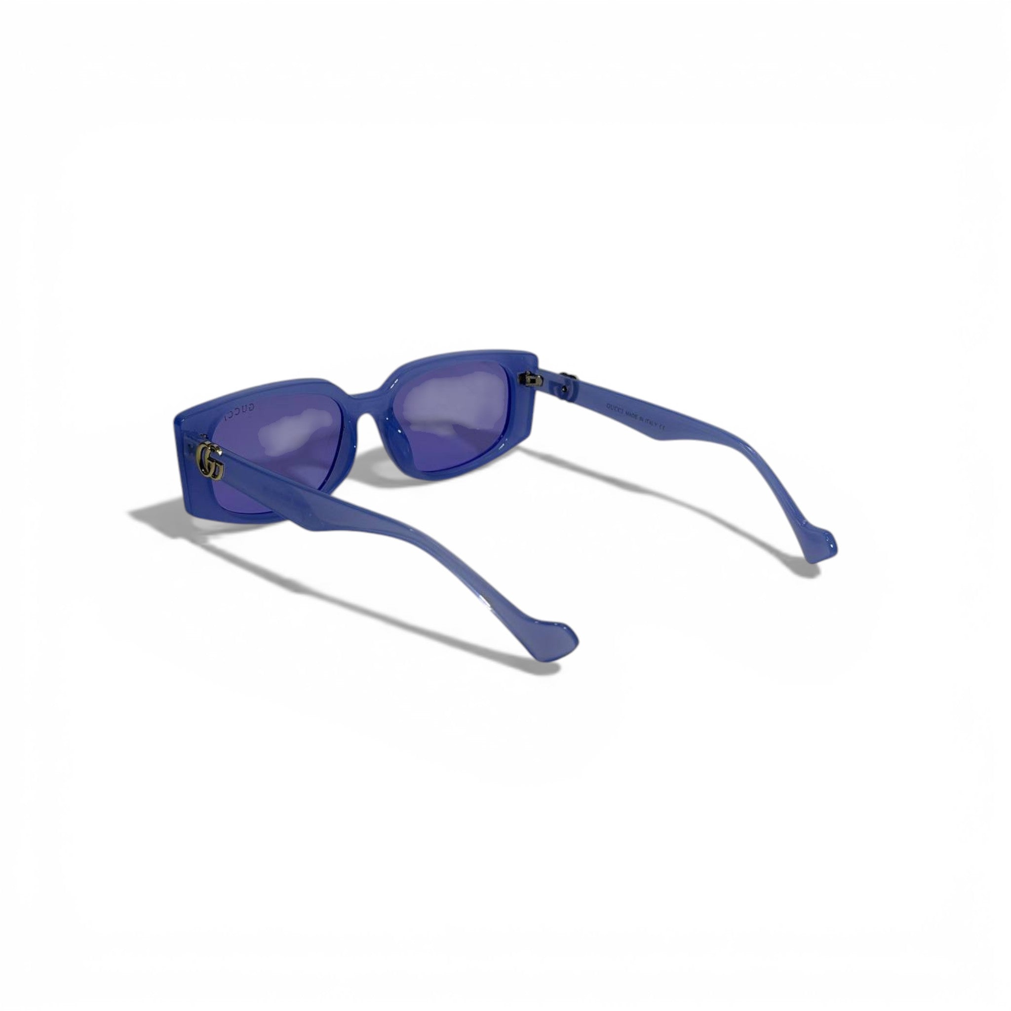 🕶️💙 Gucci Blue Rectangular Sunglasses with GG Logo 💙🕶️