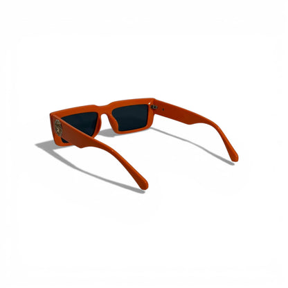 Versace Rectangular Sunglasses – Orange Bold Luxury Statement 🕶️🧡