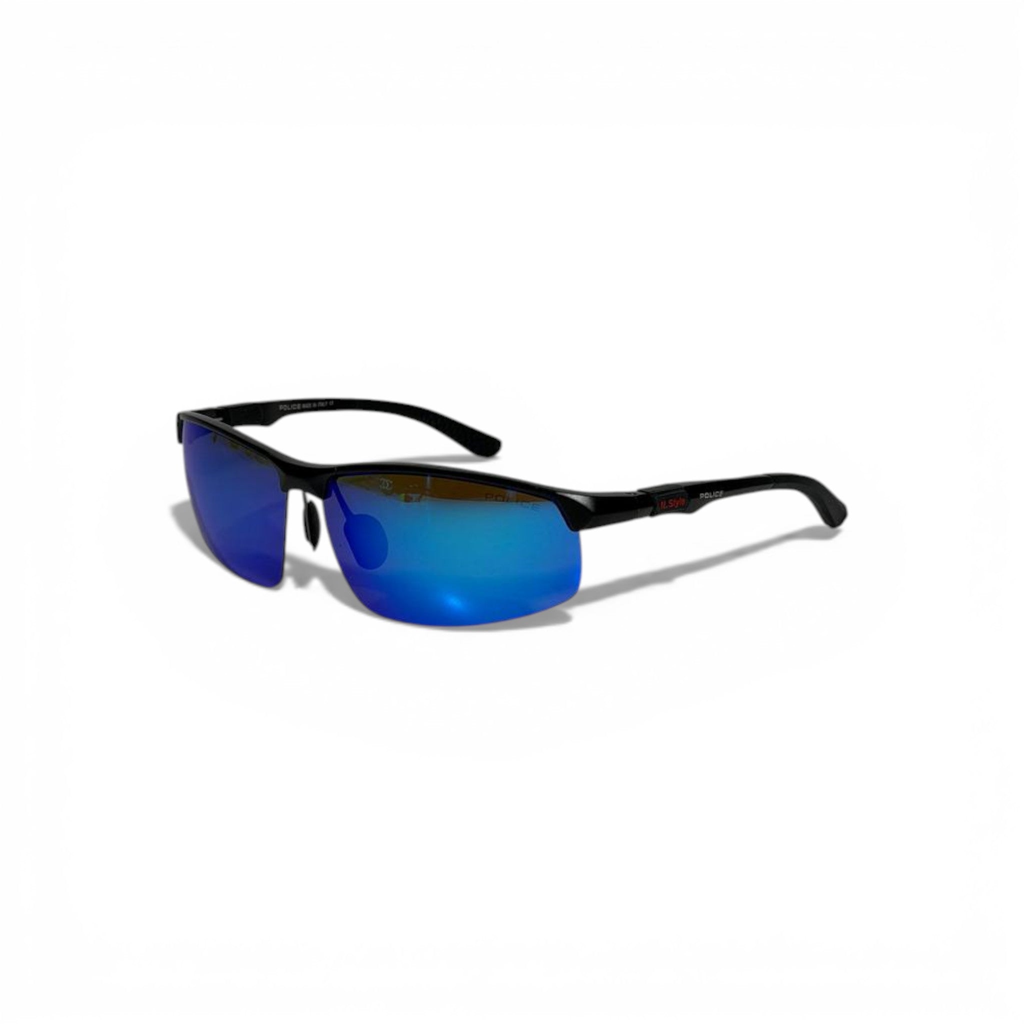 Police Sport Sunglasses – Blue Mirror Performance Edition 🕶️💙