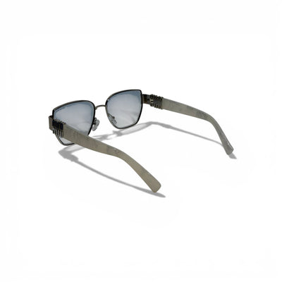 Miu Miu Square Sunglasses – Silver Mirror Luxury Elegance 🕶️✨