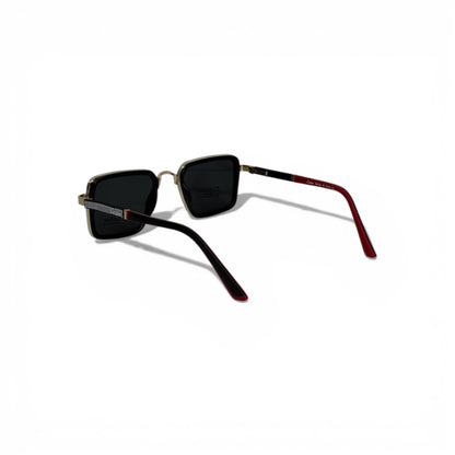 Cartier Square Sunglasses – Black Polarized with Gold Luxury Frame 🕶️✨