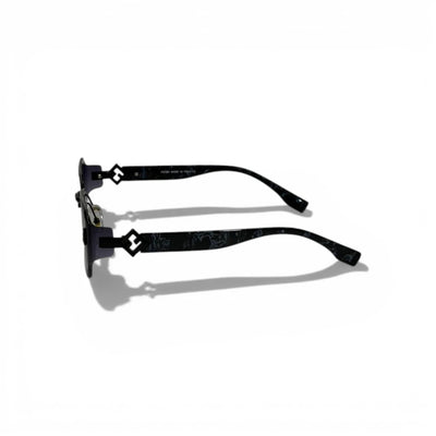 FENDI Rimless Square Sunglasses Black Gradient Lenses Luxury Style 🖤✨😎