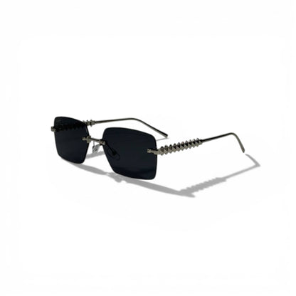 Cartier Rimless Studded Sunglasses Black Luxury Statement 🖤✨😎