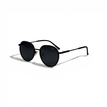 Dior Round Sunglasses Black Frame Dark Lenses Timeless Luxury Style 🖤🕶️✨