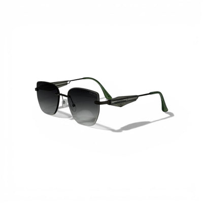 Prada Geometric Sunglasses Gradient Lenses Modern Luxury 🕶️💚🖤✨