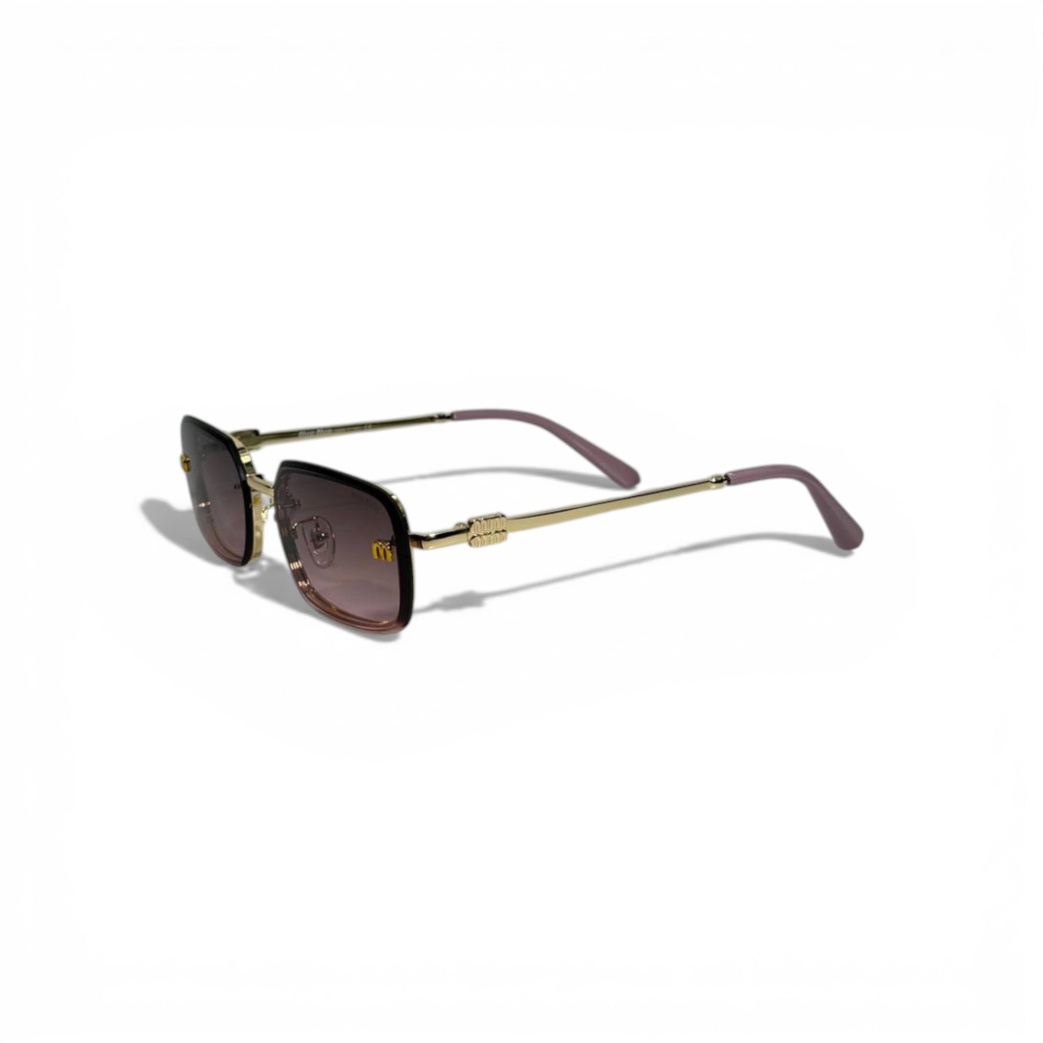 Miu Miu Rectangular Sunglasses Gradient Lenses Elegant Luxury 🕶️💖✨