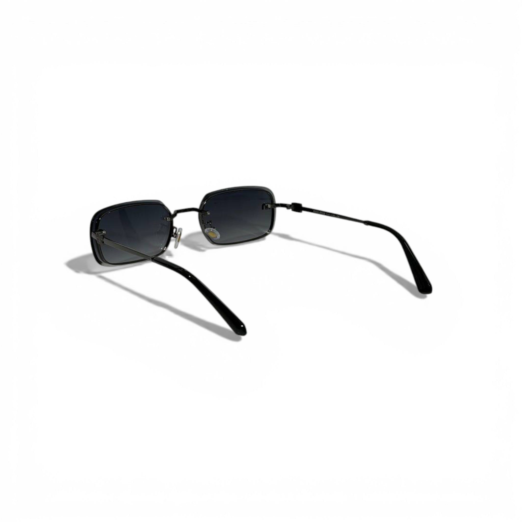 Miu Miu Black Rectangle Sunglasses Timeless Chic Style 🕶️🖤✨