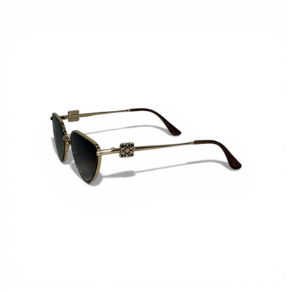 Loewe Gold Metal Sunglasses Elegant Luxury Design 🕶️✨🤎
