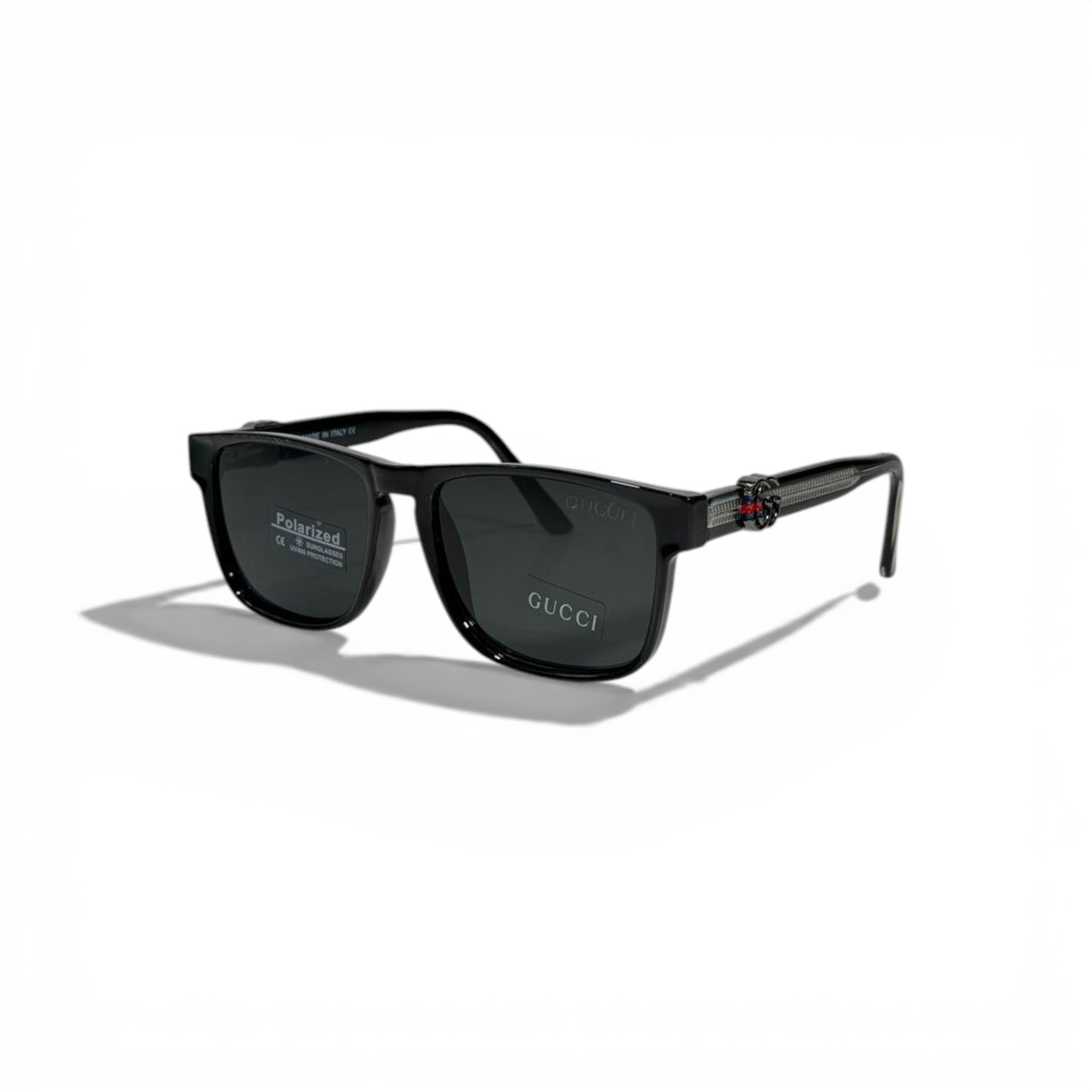 GUCCI Black Polarized Sunglasses Iconic Luxury Style 🖤🕶️✨