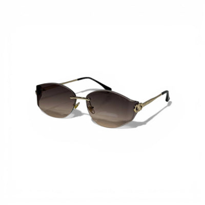 ✨ CELINE Rimless Gradient Sunglasses – Gold Metal Frame | Luxury Designer Eyewear ✨