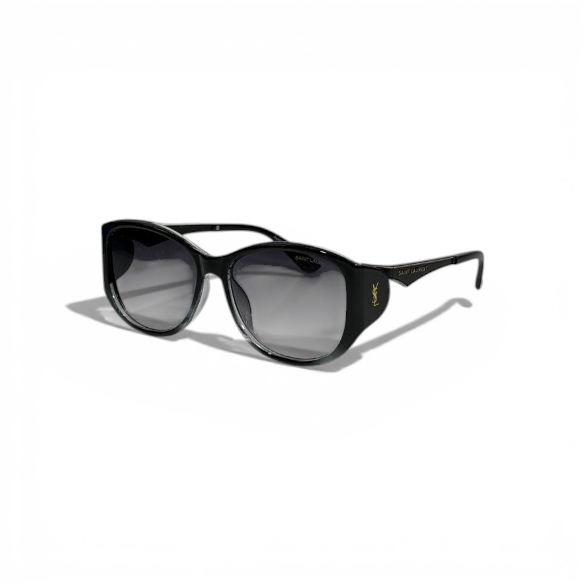 🖤 SAINT LAURENT Oversized Sunglasses – Black Frame & Grey Gradient Lenses | Luxury Designer Eyewear 🖤