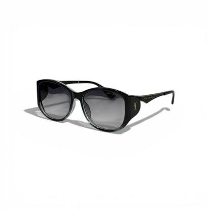 🖤 SAINT LAURENT Oversized Sunglasses – Black Frame & Grey Gradient Lenses | Luxury Designer Eyewear 🖤