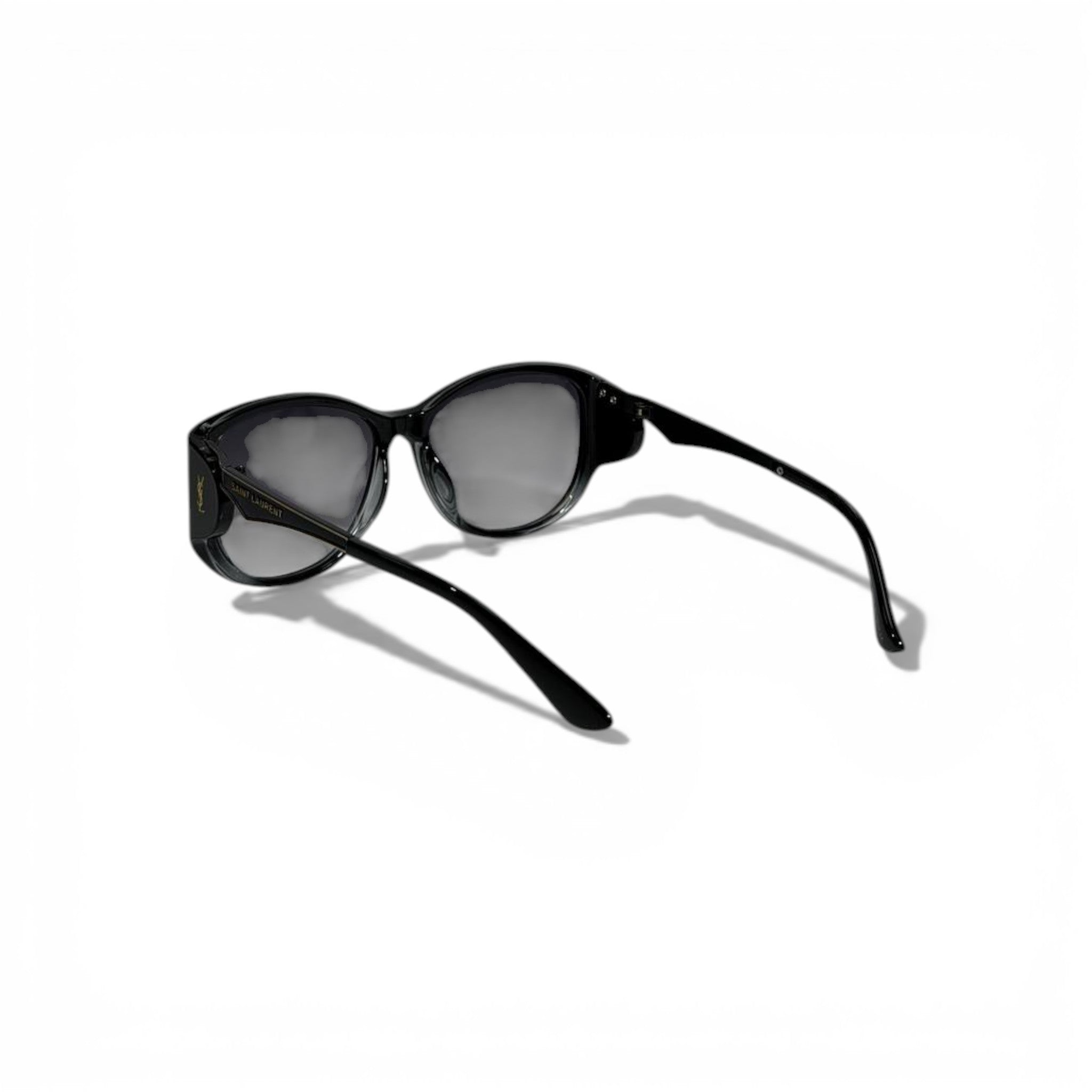 🖤 SAINT LAURENT Oversized Sunglasses – Black Frame & Grey Gradient Lenses | Luxury Designer Eyewear 🖤