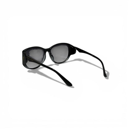 🖤 SAINT LAURENT Oversized Sunglasses – Black Frame & Grey Gradient Lenses | Luxury Designer Eyewear 🖤