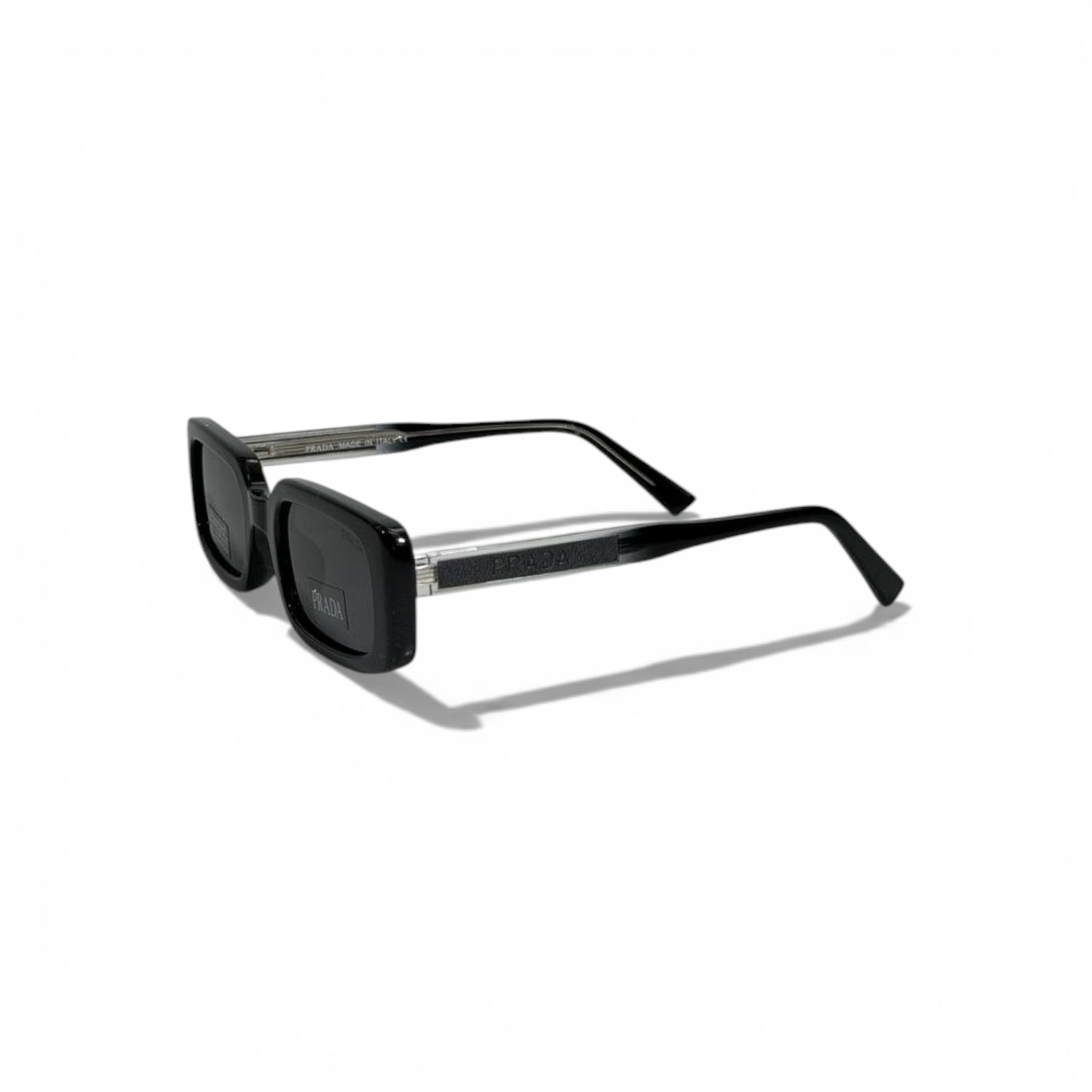 🖤 PRADA Rectangular Polarized Sunglasses – Black Frame & Dark Lenses | Luxury Designer Eyewear 🖤