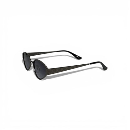 🕶️ Gucci Luxury Black Oval Sunglasses – Iconic GG Monogram | Premium Designer Eyewear