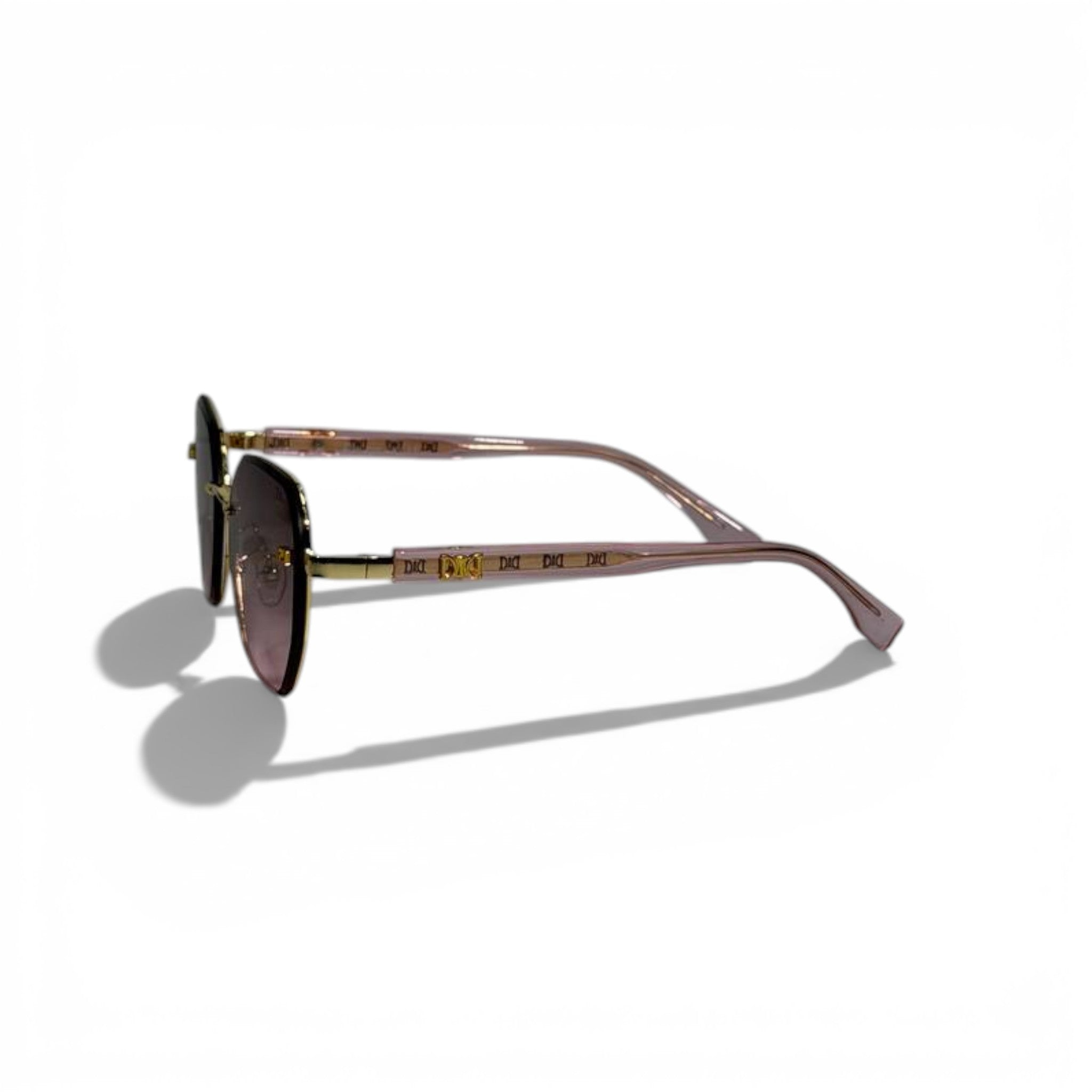 🕶️ Dior Luxury Square Sunglasses – Pink Gradient Lenses | Elegant Designer Eyewear