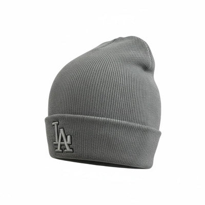 🧢 LA Dodgers Ribbed Knit Beanie – Everyday Winter Street Style 🩶⚾❄️
