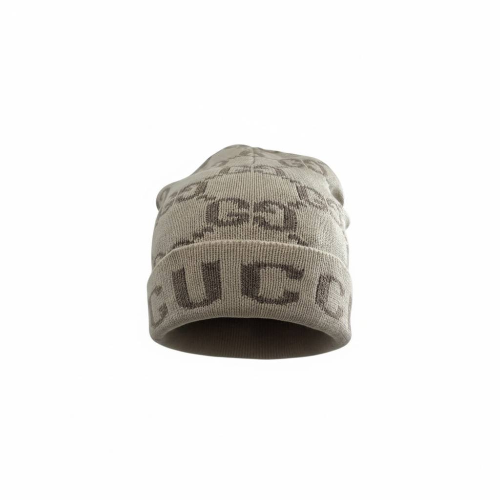 🔥 Gucci Signature Knit Beanie – Iconic Logo Winter Hat ❄️🖤