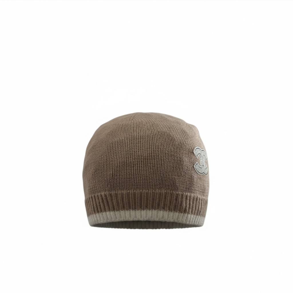 Chanel Signature Knit Beanie – Timeless CC Logo Winter Hat ❄️✨