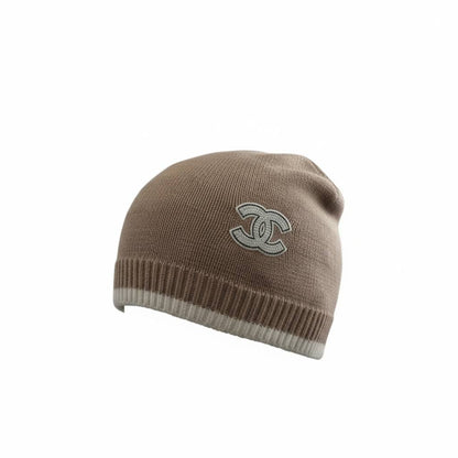 Chanel Signature Knit Beanie – Timeless CC Logo Winter Hat ❄️✨