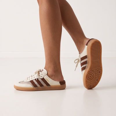 Adidas Samba low-top sneaker cream brown with gum sole
