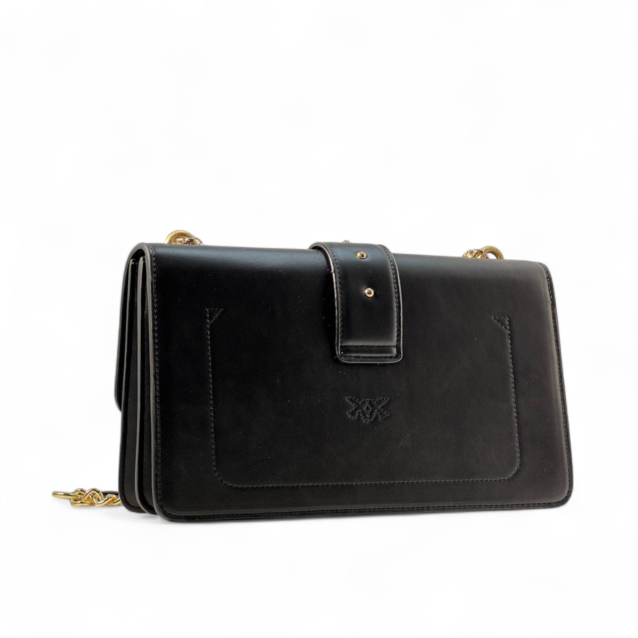 Pinko Black Crystal Love Bag 🖤💎 – Sparkle, Sophistication & Signature Style