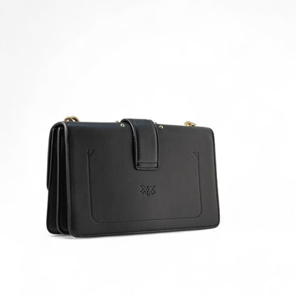 Pinko Black "Believe In Yourself" Love Bag 🖤✨ – Empowered Glam in Every Detail