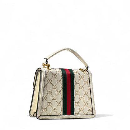 Gucci Queen Margaret White Bag 🐝🤍 – "Blind for Love" with Royal Elegance