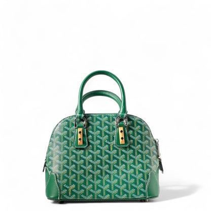 Goyard Green Mini Bowling Bag 🎾💚 – Timeless Parisian Elegance