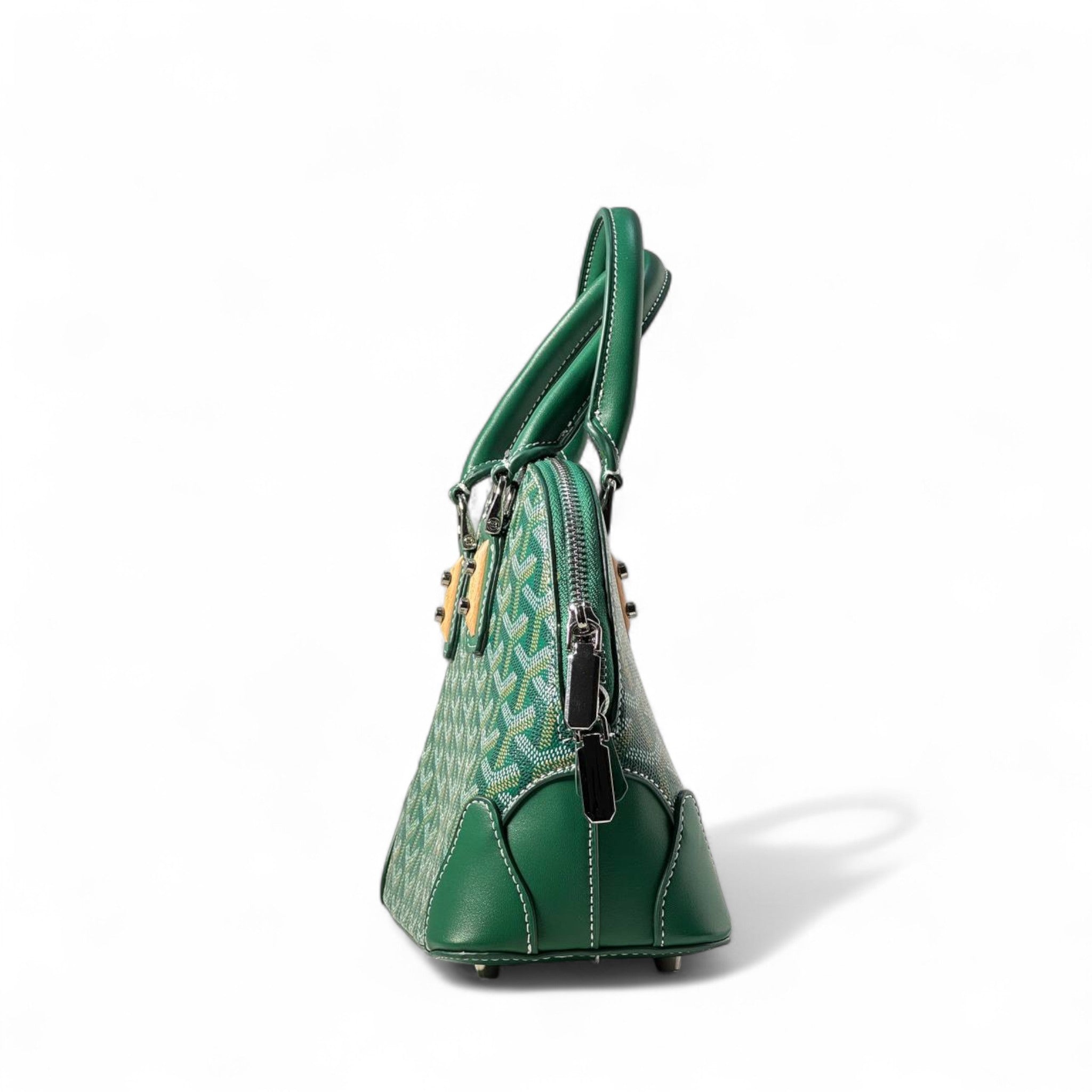 Goyard Green Mini Bowling Bag 🎾💚 – Timeless Parisian Elegance