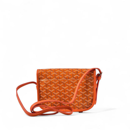 Goyard Orange Buckle Flap Bag – Bold, Bright & Timeless 🧡🔒