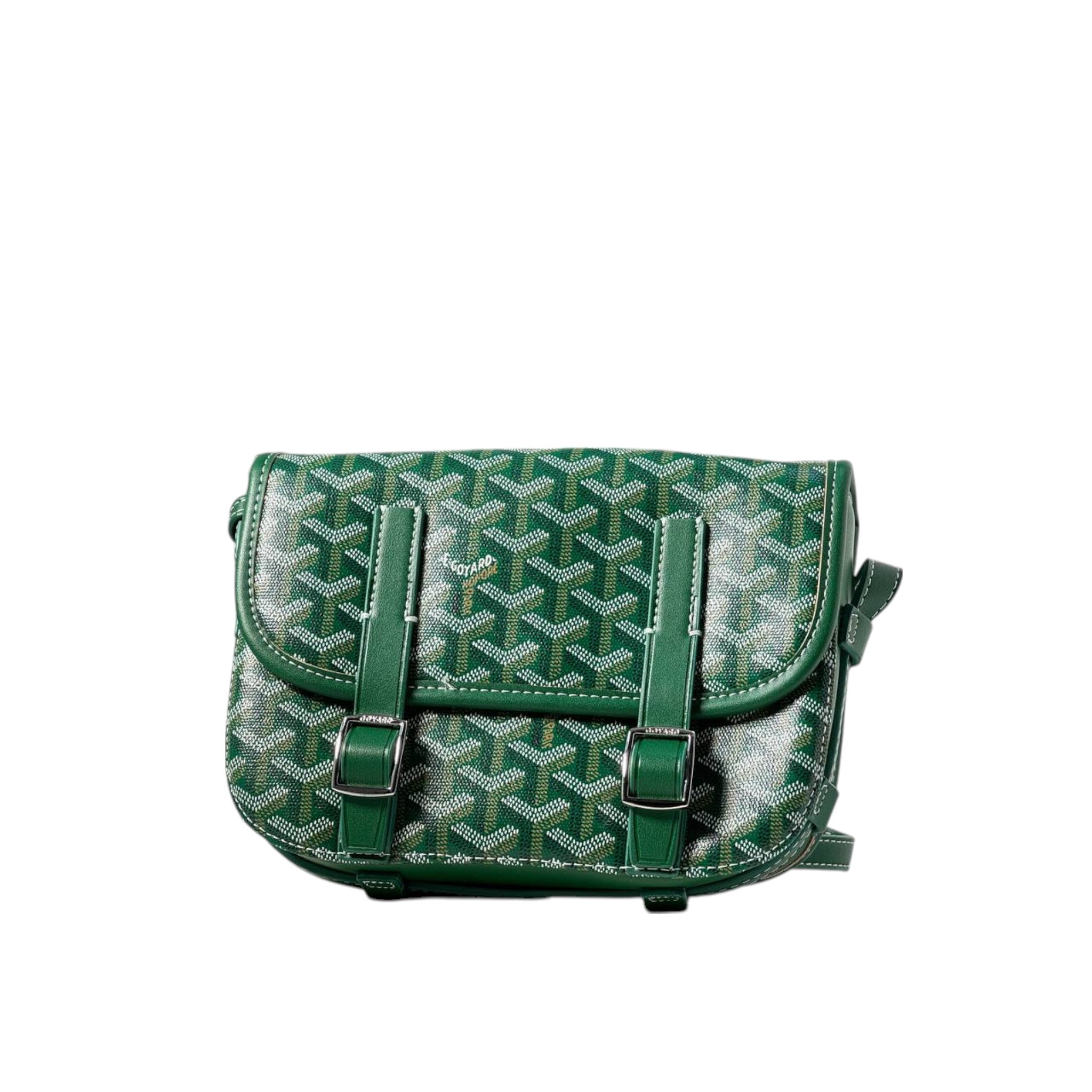 Goyard Green Buckle Flap Bag – Iconic Heritage in Emerald 💚🧳