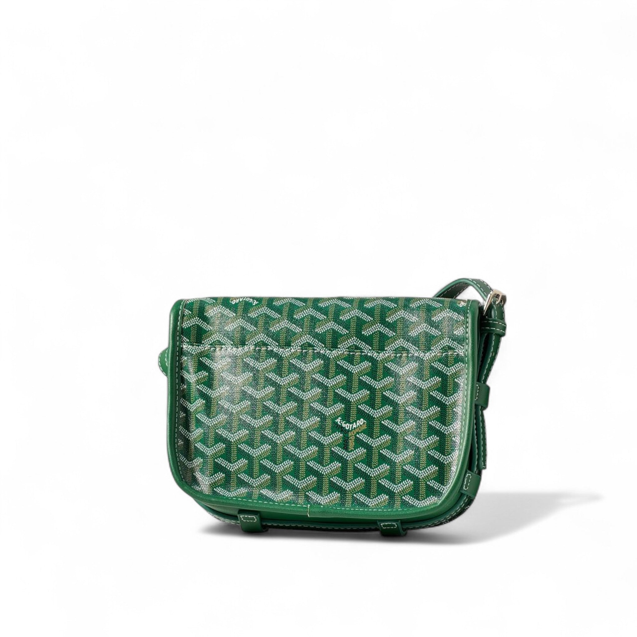 Goyard Green Buckle Flap Bag – Iconic Heritage in Emerald 💚🧳