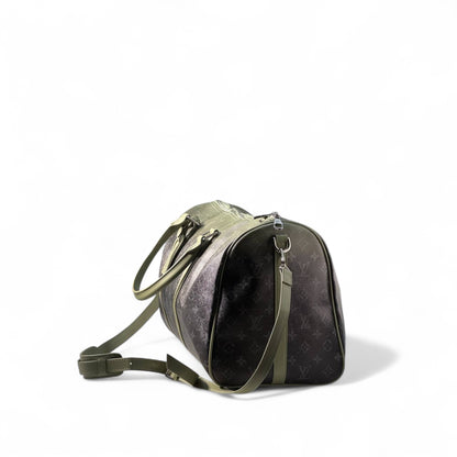 Louis Vuitton Keepall Bandoulière – Green Gradient Monogram ✨🖤💚