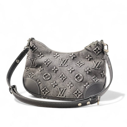 Louis Vuitton Loop Bag – Grey Monogram Denim with Leather Trim 🖤🧵