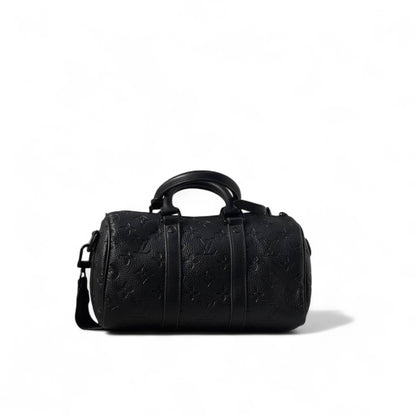 Louis Vuitton Mini Keepall – Monogram Shadow Leather 🖤✨