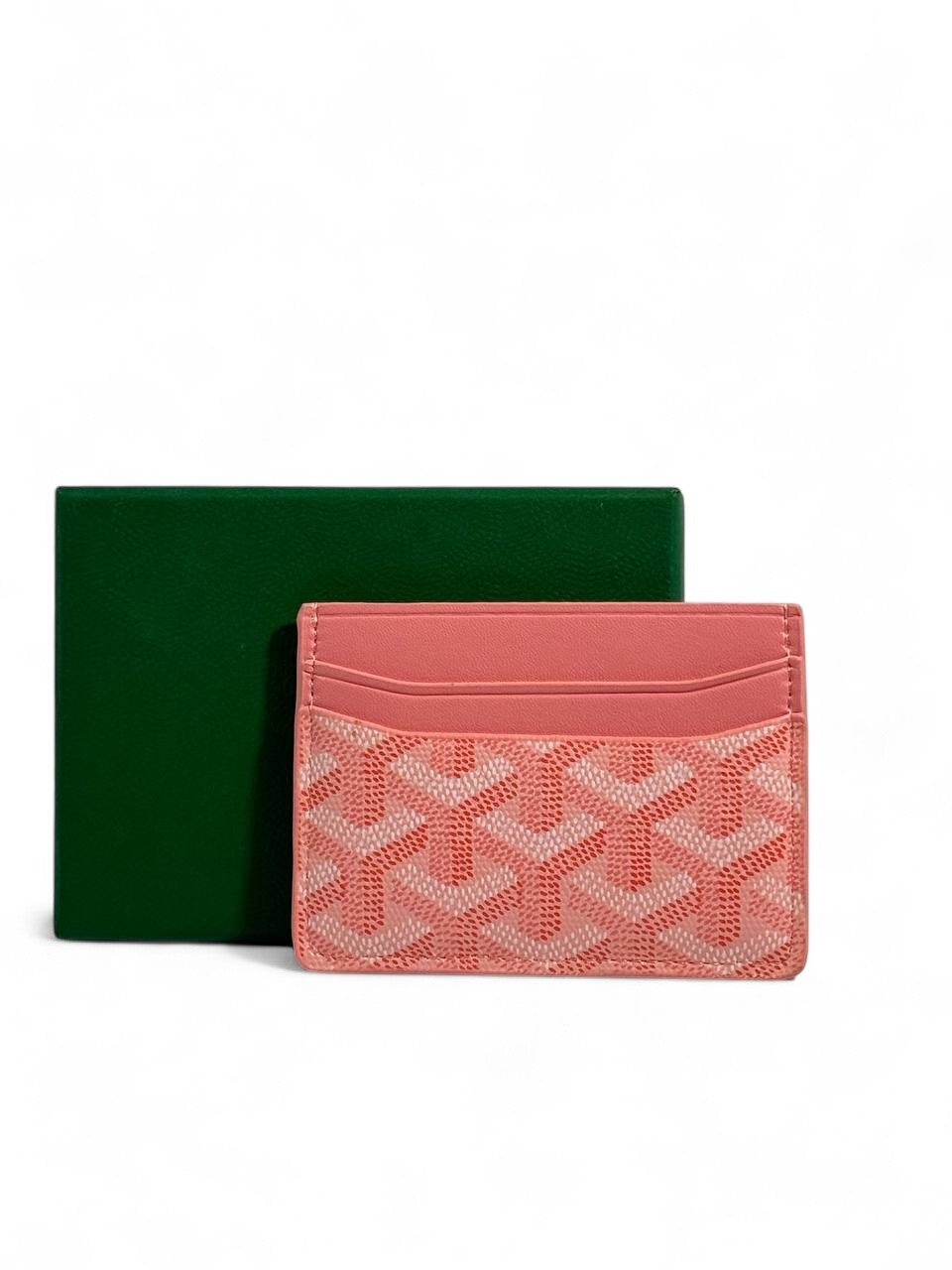 🌸 Goyard Saint Sulpice Card Holder – Pink