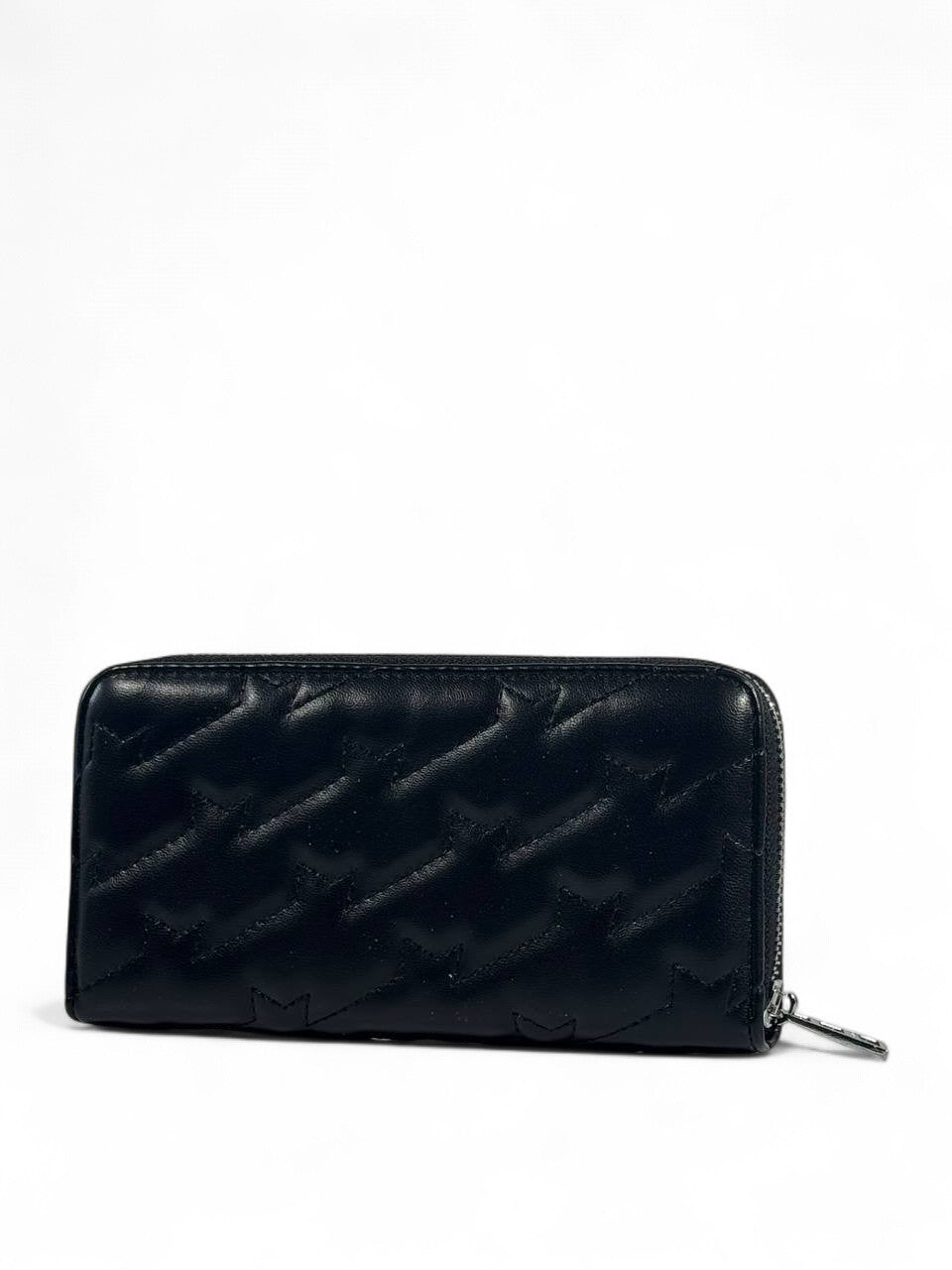 🖤 Zadig & Voltaire-Inspired Quilted Zip Wallet – Black