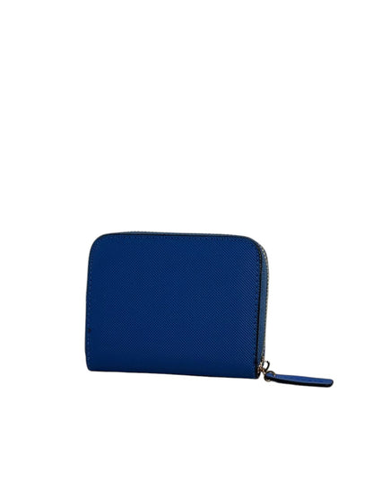 🐊 Lacoste Blue Zip-Around Wallet – Bold & Stylish 💙✨