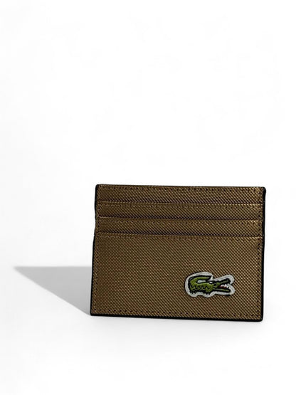 🐊 Lacoste Beige Card Holder – Minimalist Luxury ✨🤎