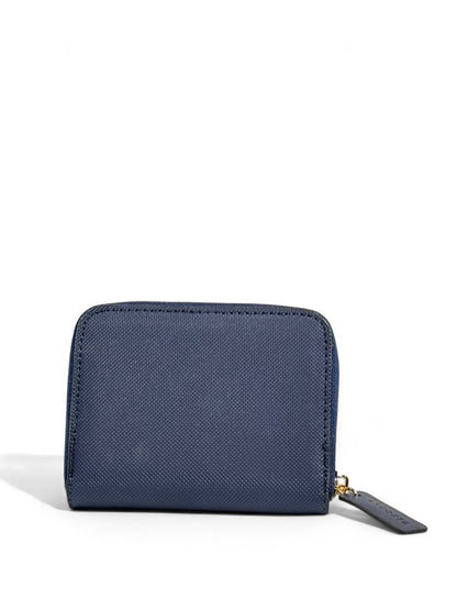 🐊 Lacoste Navy Zip-Around Wallet – Refined & Versatile 💙✨