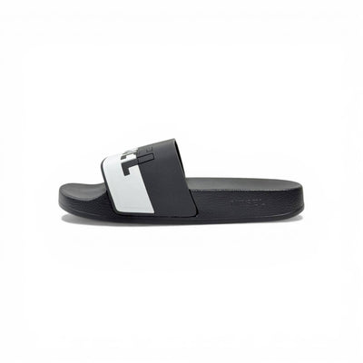 🖤 Diesel Slides – Black & White Logo Edition 🔥🩴