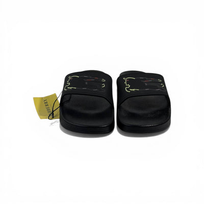 🖤 Burberry Slides – Black Signature Edition 🔥🩴
