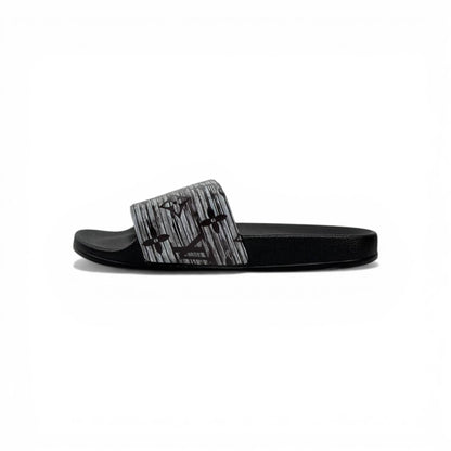 🖤 Louis Vuitton Slides – Grey Monogram Brush Edition 🎨🔥
