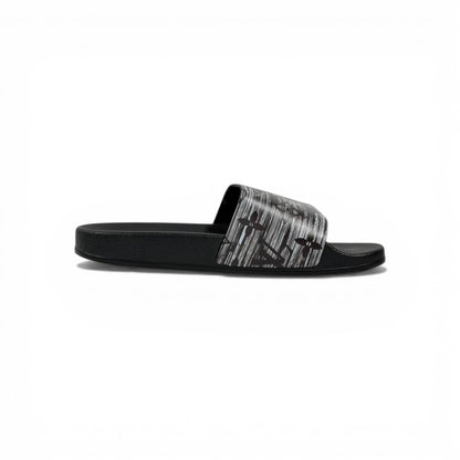 🖤 Louis Vuitton Slides – Grey Monogram Brush Edition 🎨🔥