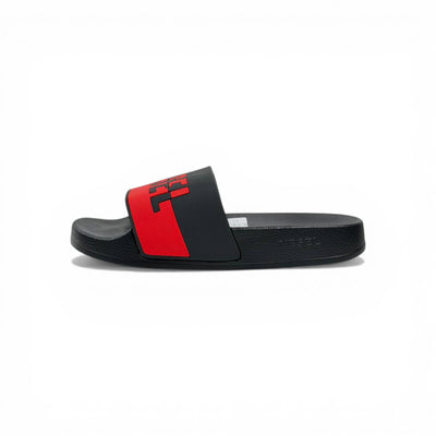 🔴🖤 Diesel Slides – Black & Red Power Edition 🔥🩴