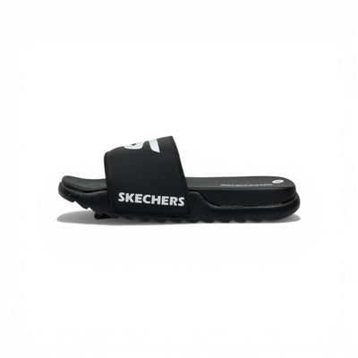 🖤⚡ Skechers Slides – Black Comfort Edition 🩴🔥