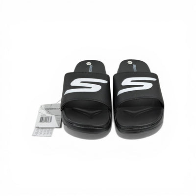 🖤⚡ Skechers Slides – Black Comfort Edition 🩴🔥