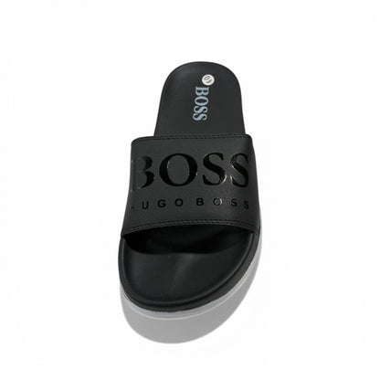 🖤✨ Hugo Boss Slides – All Black Premium Edition 🔥🩴
